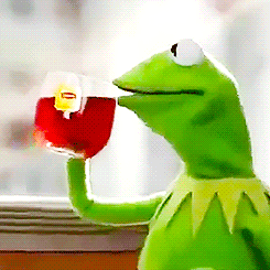 Kermit Drinking Tea Tumblr