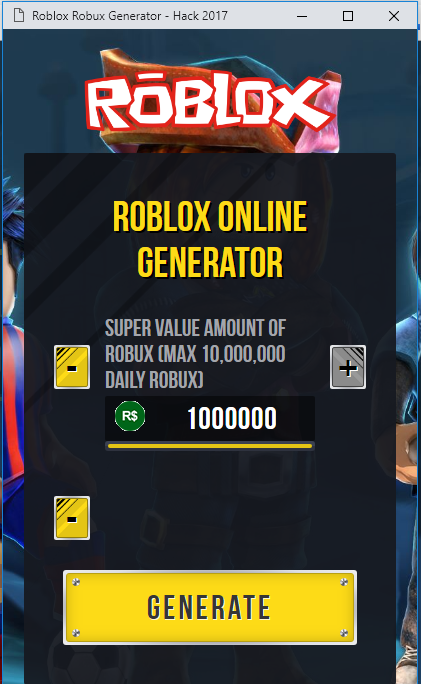 Roblox Robux Generator Roblox Robux Hack 2019 Get Unlimited Free Robux