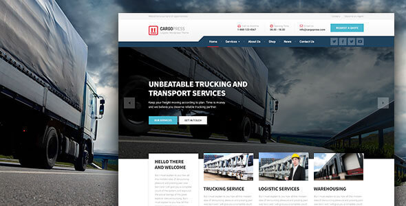 CargoPress v1.12.4 – Logistic Warehouse & Transport WP Nulled