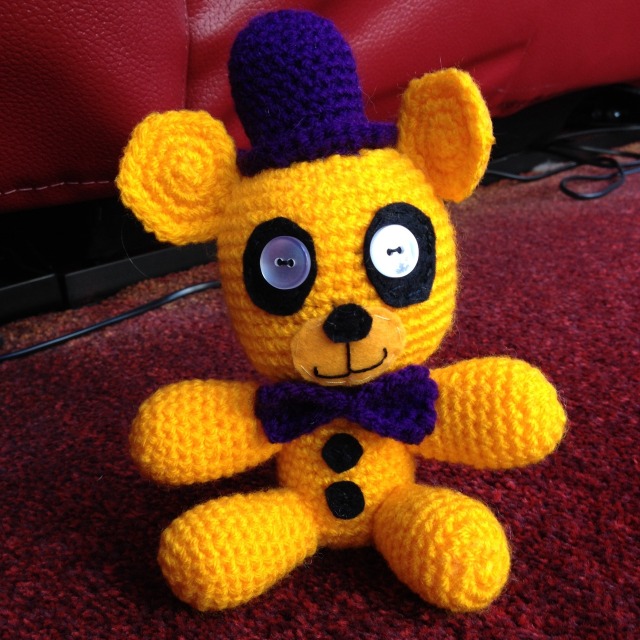 fnaf psychic friend fredbear plush