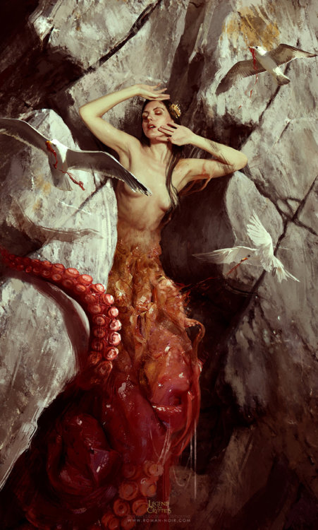 rhubarbes:ArtStation - THE CLIFF, by Bastien Lecouffe...