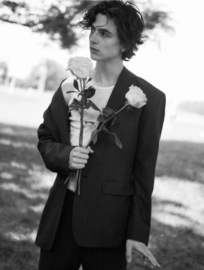 Timothee Chalamet by Karim Sadli for L’Uomo Vogue