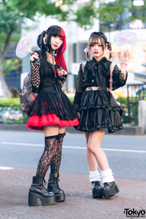 tokyo-fashion:Japanese gothic looks by 17-year-old Remon and...