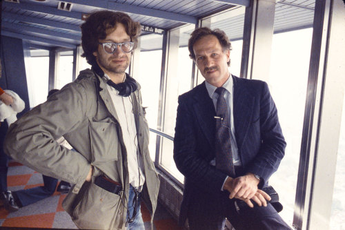 wandrlust:Werner Herzog and Wim Wenders in Room 666 (1982) and...