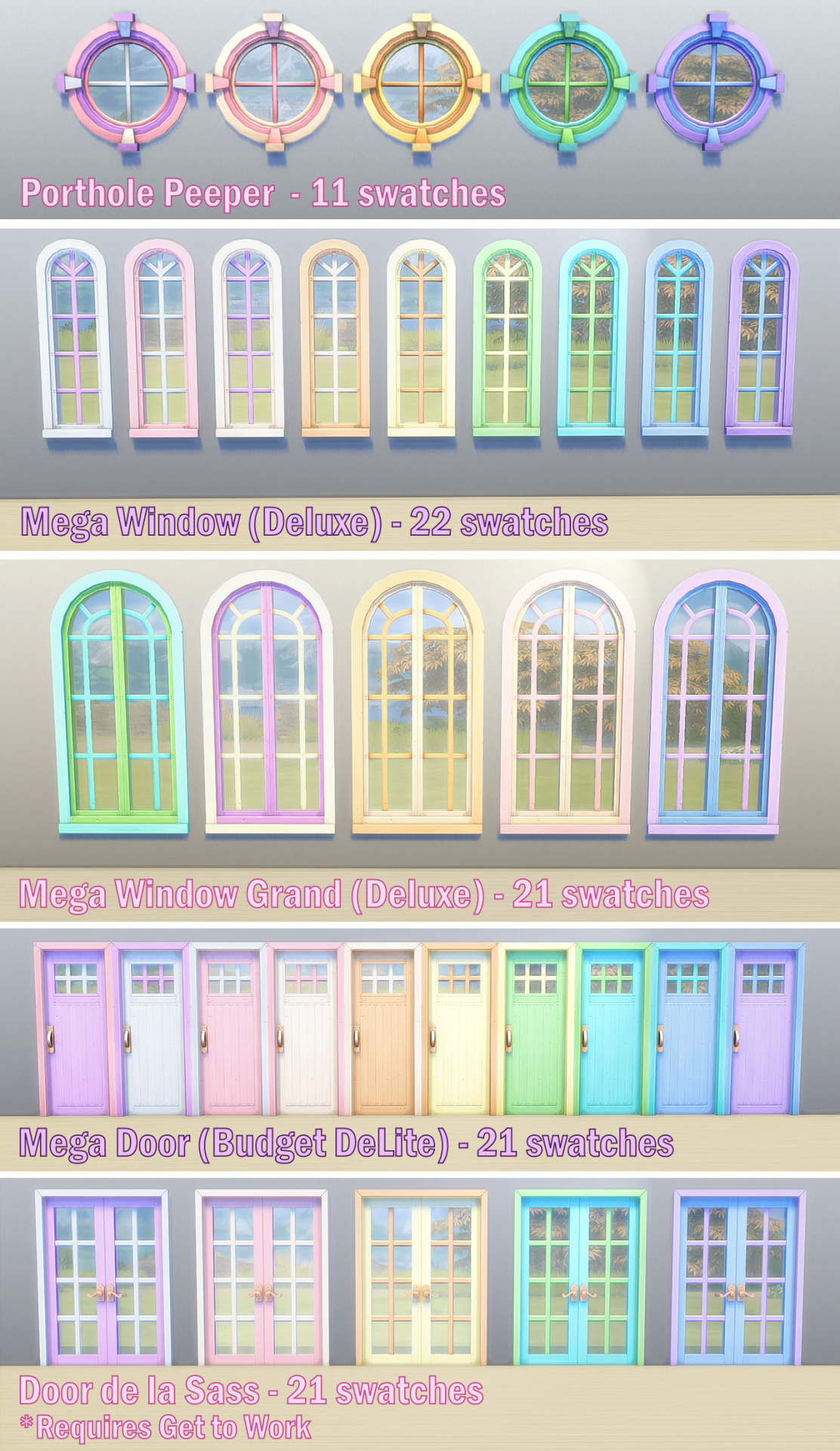 sims 4 realm of magic window recolor