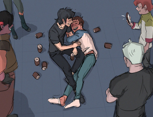 hesioddreaming:“C’mon, Lance… have to get off the floor…”...