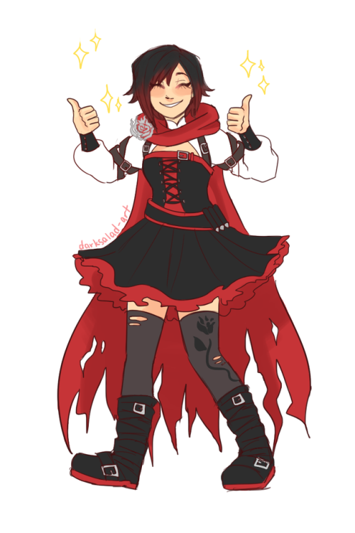 darksalad-art:A Ruby letting you know that you’re doing great!