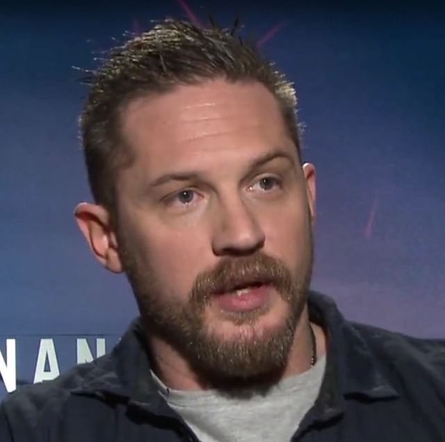 Tom Hardy being interviewed on “The Revenant”