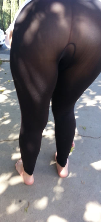 voyeurobsession:Wife walking around outside