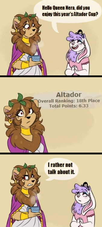 I took a big L playing for Altador this year on good old...