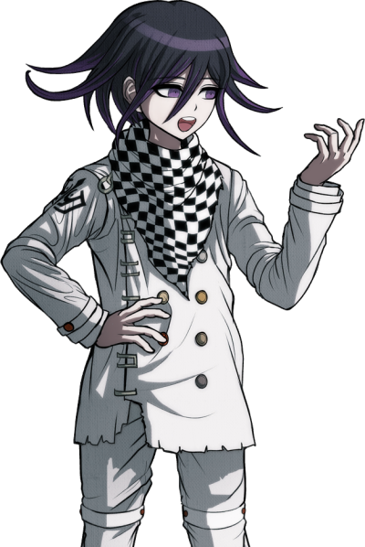 kokichi ouma nagito halfbody backstory nikei creepy cuddles