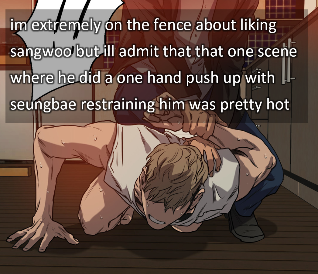 “im Extremely On The Fence About Liking Sangwoo