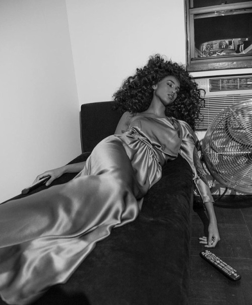 imaan hammam vogue paris inez & vinoodh b&w