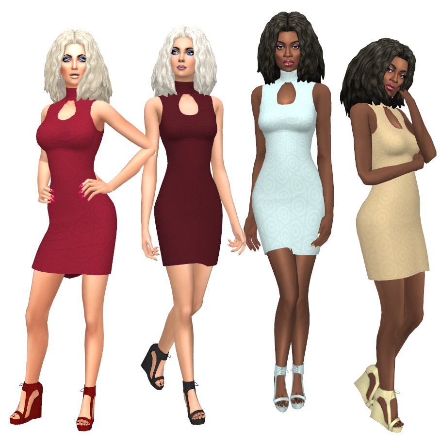 Sims Fun Stuff — Kiara Zurk Melodic Waves Download Mesh 18 Colors