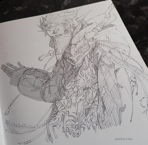 midorynn:Inktober Day 7. Chisaki Kai/Overhaul (Supay, ruler of...