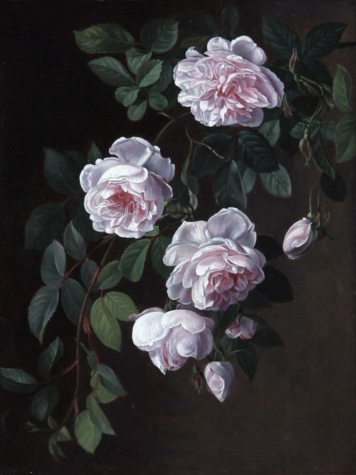 fogrest:Johan Laurentz Jensen (1800 - 1856) “Roses”