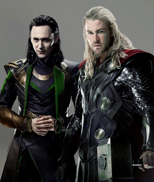 tomhiddleston-loki:Loki and Thor through the years