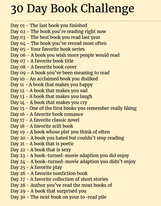 30 day writing challenge tumblr