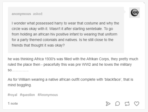 regaltrueroyals:
“ Harry was thinking (u know she can read his mind) that 30s Africa was full of the totally peaceful Afrika Korps? Except a) they didn’t come exist until 1941 b) super duper Nazi elite Rommel was leading them and c) they weren’t...