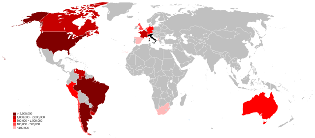 Italian Diaspora - Maps on the Web