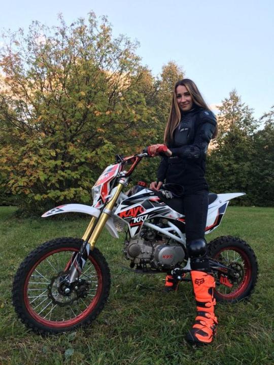 Enjoy your Halloween with the beautiful & badass @anselmo_kat 😍 #motocrossbabes...