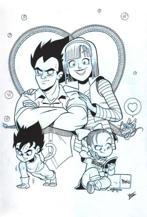 Vegeta and Bulma for my girlfriend’s birthday.-Yale