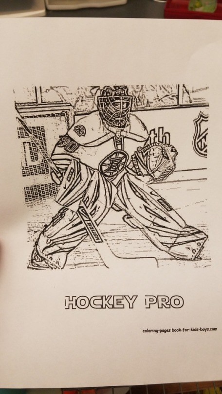 Tuukka Rask Coloring Pages