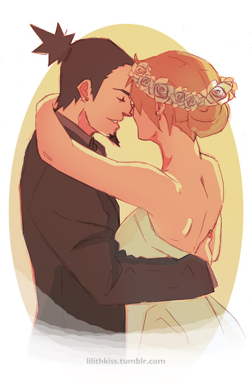 lilithkiss:This is my little contribution to the ShikaTema...