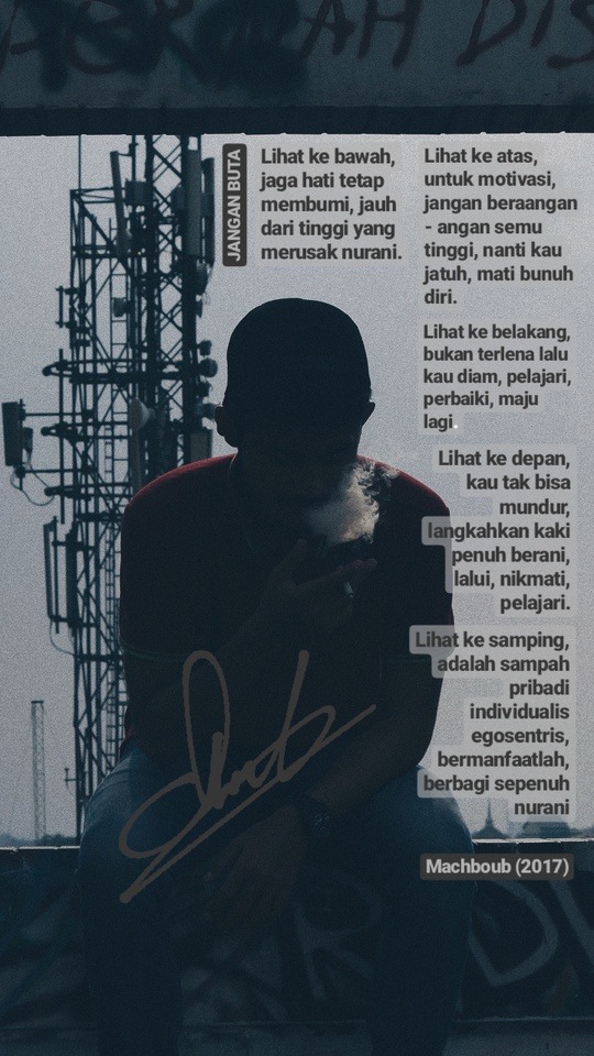 Night Thinker  Pesan saya yang  tersurat dalam sajak untuk 