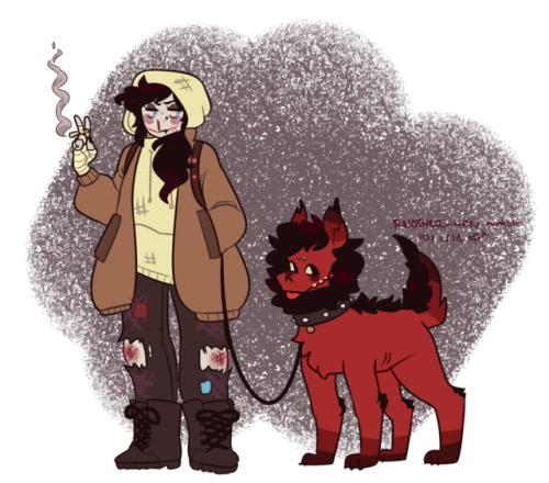 rnother-hen:a boy and his dog,,,, Powerful,