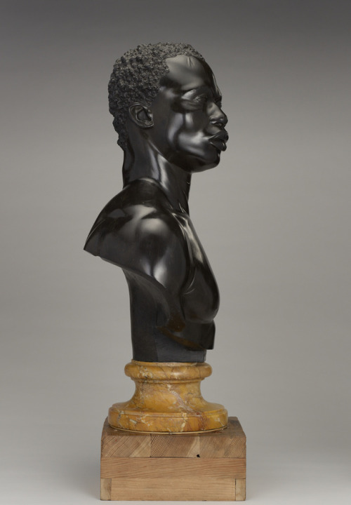 medievalpoc:Francis HarwoodBust of a ManEngland (1748)Black...