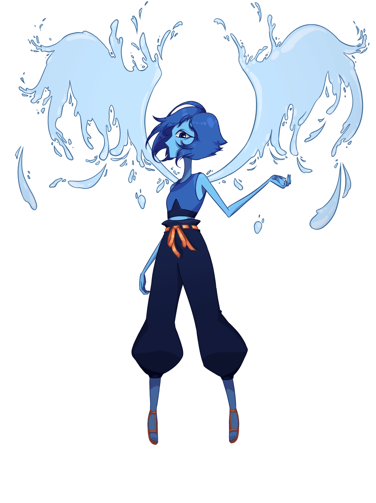 My lapis lazuli doodle
Really like how the water wings turned out