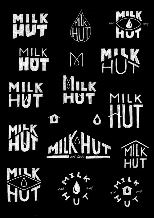 ollyt:Was asked to produce a logo for MilkHut productions....