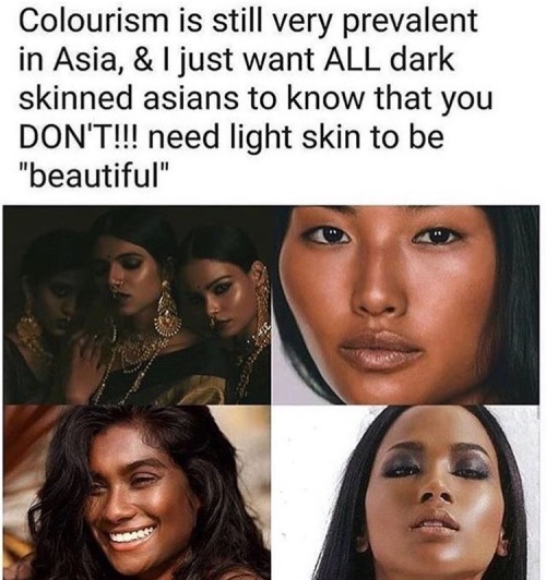 Light skin dark skin my asian