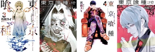 toukatan:tokyo ghoul & tokyo ghoul:re → volume covers 01 -...