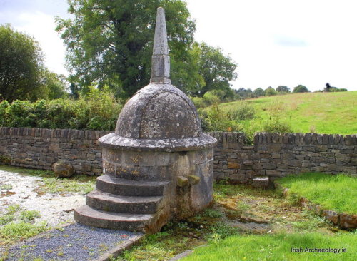 irisharchaeology:An unusually ornate fountain at Stroan, Co....