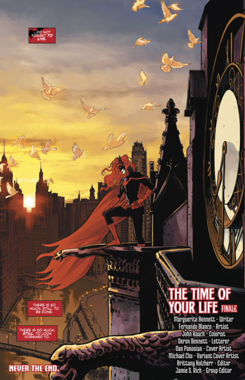 marvel-dc-art:Batwoman v3 #18 - “The Time of Your Life”...