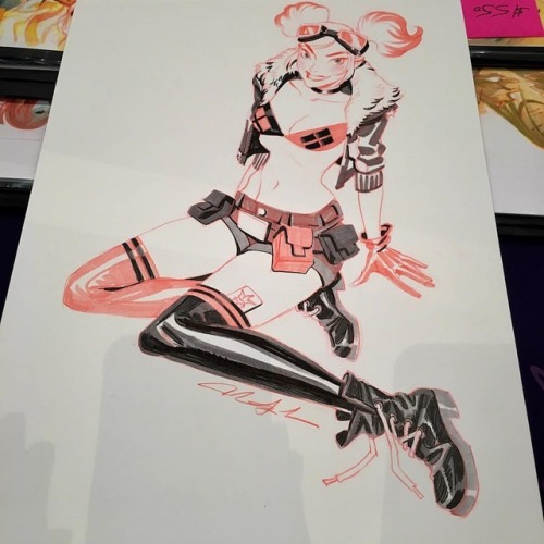 mindyleedoodles:‪Bombshell #HarleyQuinn #Batman #dccomics...