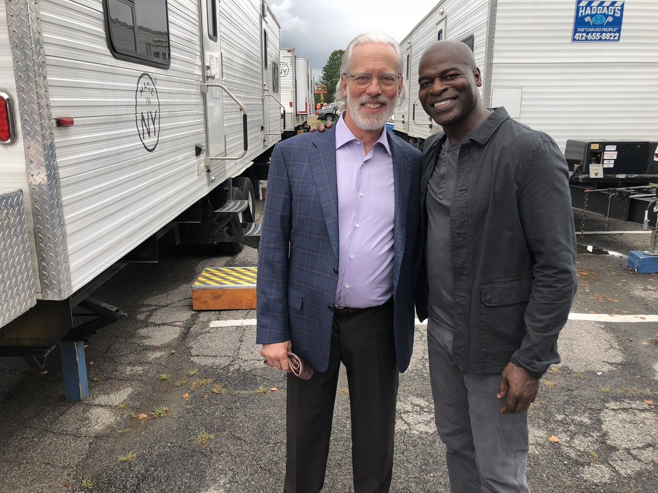 Terrence Mann Actor >> Alyblacklist Hisham With Actor Terrence Mann On The Set Of Terrence Mann Actor >> Alyblacklist Hisham With Actor Terrence Mann On The Set Of