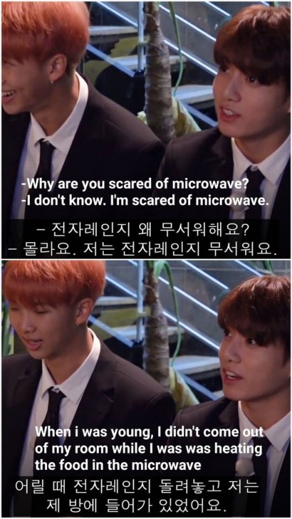 mimibtsghost:JUNGKOOK IS STILL SCARED OF MICROWAVES IM-...