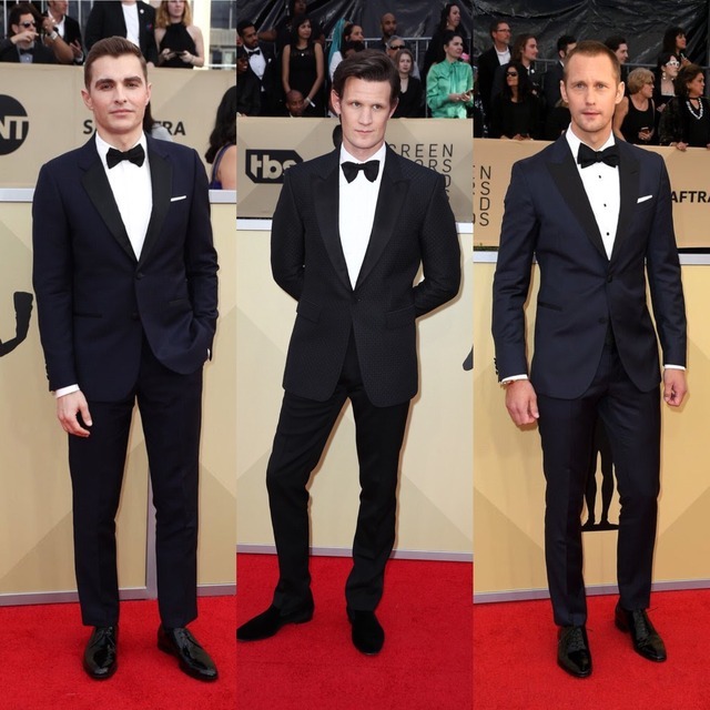 Male Celebrity Style — Best Dressed Men at the 24th Annual SAG Awards.