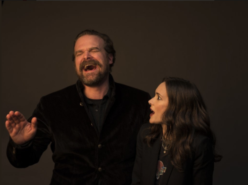 fuckingwinona:Winona Ryder & David Harbour | Photoshoot for...