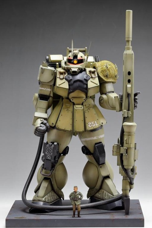 gunjap:MG MS-05L Zaku I Sniper Type: Amazing Custom Work by...