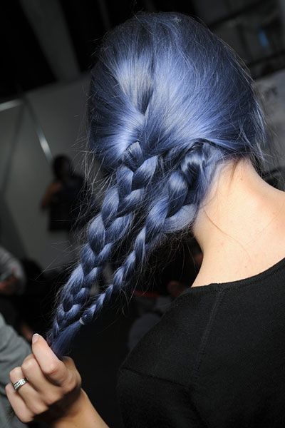 Navy Blue Hair Tumblr