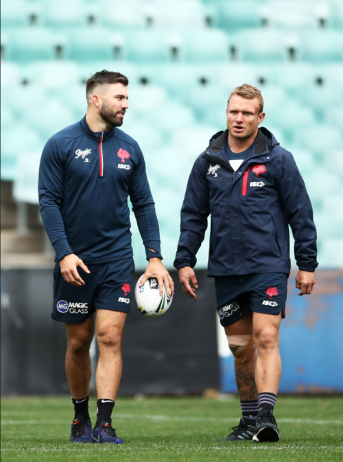 roscoe66:James Tedesco and Jake Friend of the Sydney Roosters...