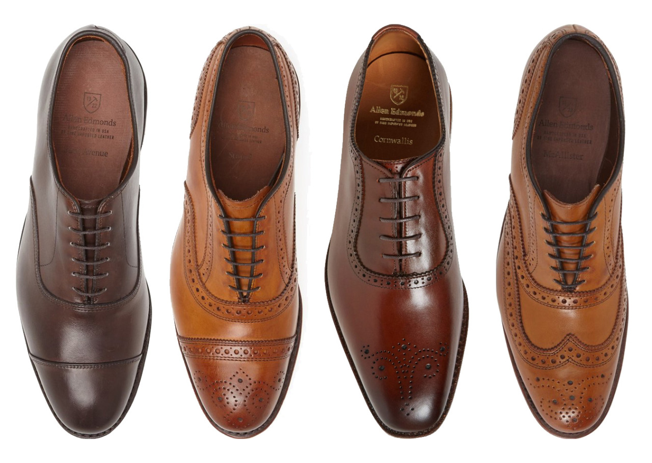 allen edmonds mahogany vs dark chili