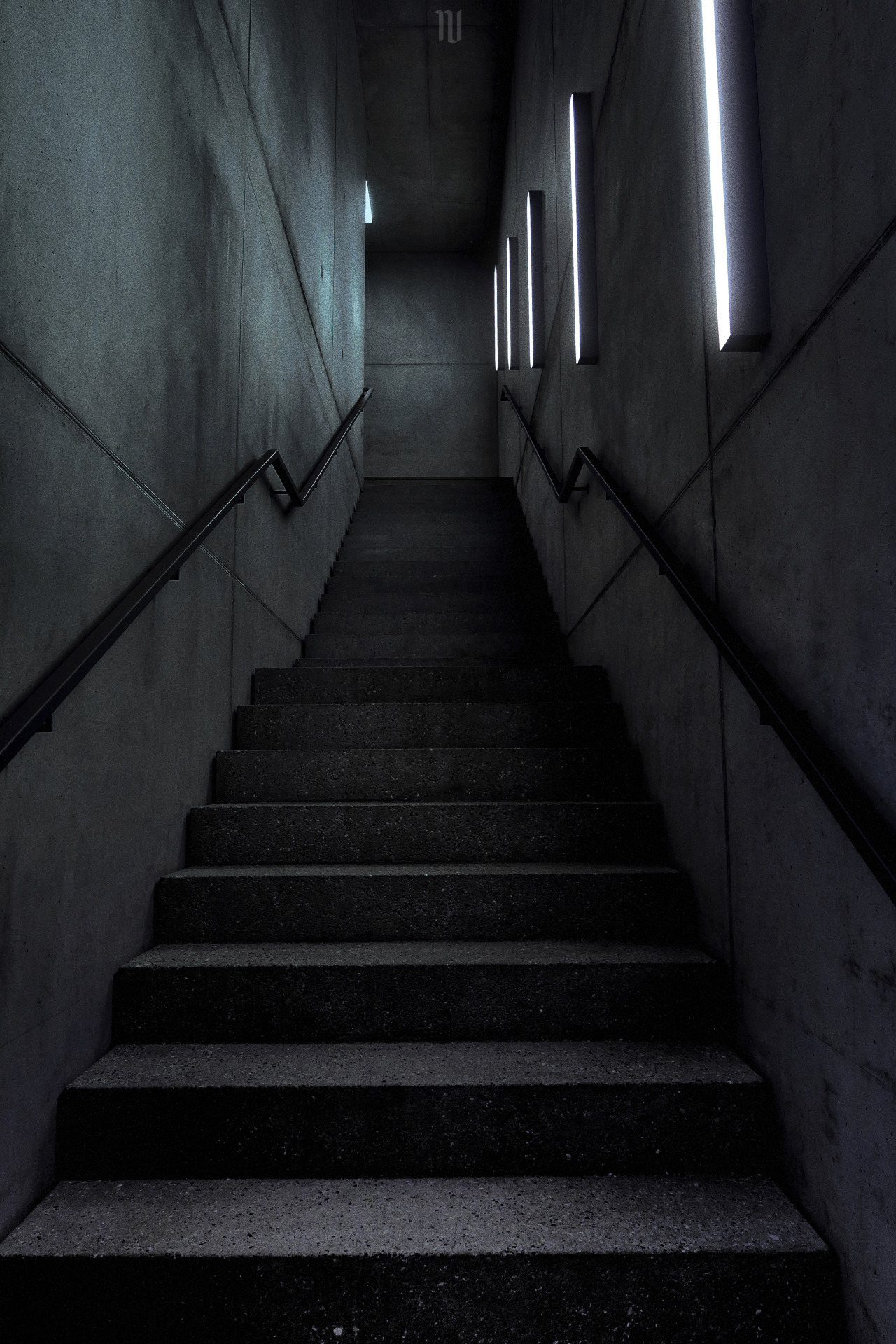 Ужасные лестницы. Тёмный мрачный коридор лестница сбоку. Страшная лестница. Темная лестница. Лестница в темноту.