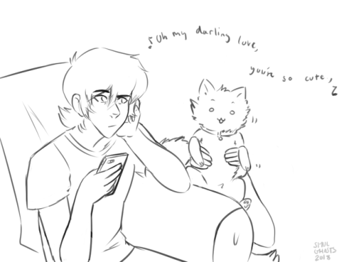 smol-ghosts:When Keith has a bad dayLance and Blue make it...