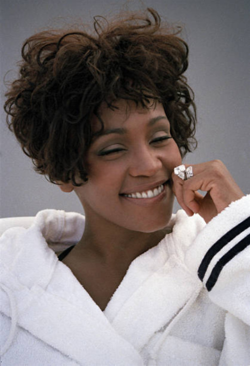 twixnmix:Whitney Houston video shoot for “Something In Common”...