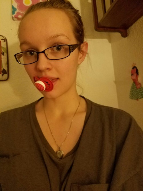 glitterdoll1357:I got new pacis and I missed my daddy a lot,...